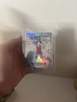 One Piece Monkey Luffy College Basketball Promo Card SEALED RARE - Image 3