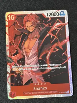 Shanks Super Rare OP09-004 SR - One Piece Emperors In The New World - Image 1