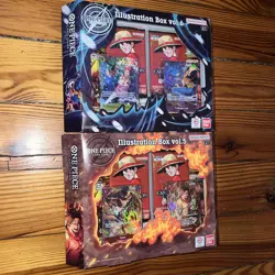 One Piece Illustration Box Vol 5 and Vol 6 Lot IN HAND Brand New Sealed - Image 1