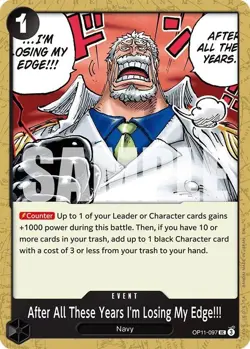 After All These Years I'm Losing My Edge 097 NM One Piece A Fist Of Divine Speed - Image 1