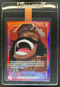 2025 One Piece Carrying On His Will Gol D Roger Alt Art Leader #OP13-003 - Image 1