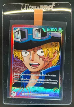 2025 One Piece Carrying On His Will Sabo Alt Art #OP13-004 - Image 1
