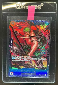 2025 One Piece Japanese Battle Top 8 Prize Zoro Promo #ST21-015 - Image 1