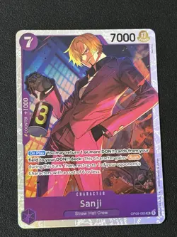 One Piece CCG Sanji OP09-065 SR Foil Emperors in the New World - Image 1