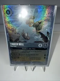 Tinker Bell Giant Fairy Glimmer Foil Promo Disney Lorcana - Image 1