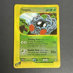 Pokemon TCG Tangela 112/147 Aquapolis Reverse Holo LP - Image 1
