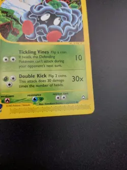 Pokemon Card Tangela 112/147 common Aquapolis LP - Image 5