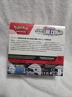 Pokemon TCG Stellar Crown Booster Box (Factory Sealed) 36 Packs - Image 5