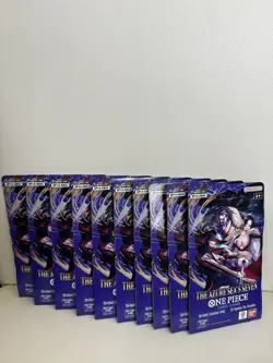 One Piece TCG The Azure Sea’s Seven OP-14 Sleeved Booster Pack Lot Of 10 Sealed - Image 1