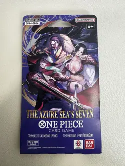 One Piece TCG The Azure Sea’s Seven OP-14 Sleeved Booster Pack Lot Of 10 Sealed - Image 2