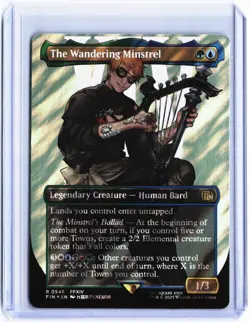 The Wandering Minstrel (Borderless) (Surge Foil) R FINAL FANTASY 548 NM - Image 1
