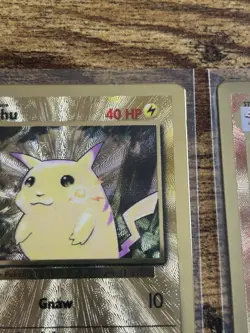 Pokemon Celebrations Gold Metal Charizard & Pikachu Cards 25th Anniversary Set - Image 5