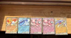 Pokemon TCG Destined Rivals ex 5 Card Lot - Image 1