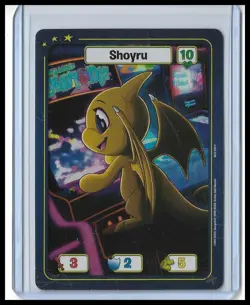 Upper Deck Neopets Battledome TCG Shoyru Yellow Foil Exclusive Promo Card - Image 1