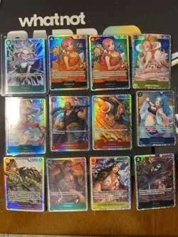 One Piece Lot of 110 Cards. All SR, Don Cards, Leaders & Foils!! - Image 1