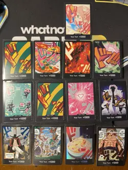 One Piece Lot of 110 Cards. All SR, Don Cards, Leaders & Foils!! - Image 3