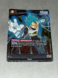 Vegeta FOIL FB02-133 SR Dragon Ball Super Card Game TCG NM - Image 1