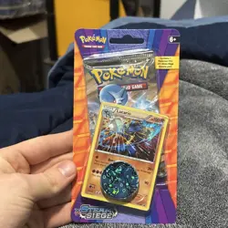 Pokemon TCG XY Steam Siege Booster Pack with Lucario Promo Card & Coin Sealed - Image 1