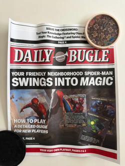 Magic the Gathering Spiderman Welcome Deck SDCC 2025 - Full Set of 5 -Newspaper - Image 3