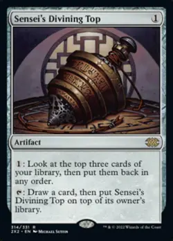 Sensei's Divining Top [Double Masters 2022] Near Mint - Image 1