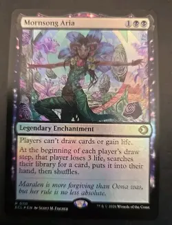 Mornsong Aria (Extended Art) Lorwyn Eclipsed MTG Foil Near Mint - Image 1
