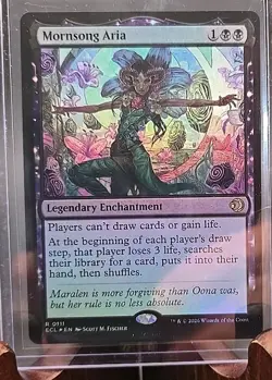 Mornsong Aria (Extended Art) Lorwyn Eclipsed MTG Foil Near Mint - Image 3