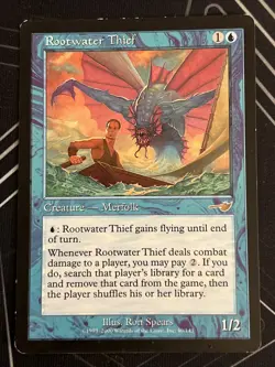 1x Rootwater Thief (40) Nemesis MP MTG Magic the Gathering x1 MKE - Image 1