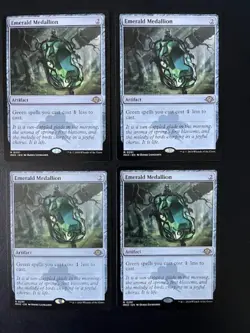 MTG- Emerald Medallion x4 - Modern Horizons 3 - Image 1