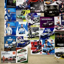 Lot of 60 NEW 2025 NASCAR Cup/Xfinity/Truck Series Postcard/Hero Cards - Image 3