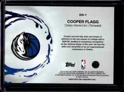 2025-26 Topps Cooper Flagg Generation Now RC Holo Foil #GN-1 Mavericks - Image 2