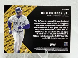 2025 Topps Update Series - Topps Black Gold Ken Griffey Jr #BG-15 - Mariners - Image 2