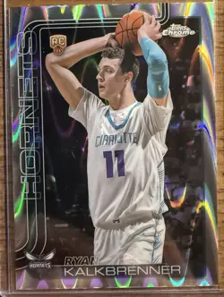 2025-26 Topps Chrome #284 Ryan Kalkbrenner RayWave Refractor - Image 1