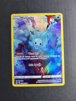 Manaphy GG06/GG70 Pokemon TCG SW&SH Crown Zenith Ultra Rare Holo NM - Image 2