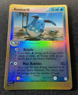 Azumarill 30/100 Reverse Holo Uncommon EX Sandstorm Pokemon - Image 5