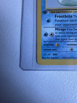 Misty’s Seel 1st Edition Gym Challenge 91/132 WOTC Vintage Pokemon - Image 2