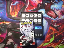 Very Heavy! 22.52g Pokemon TCG SV10.5 White Flare Booster Pack Sealed! - Image 1