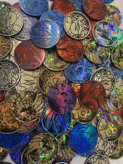 LOT OF 5 Pokemon Official TCG coins *no duplicates* - Image 1