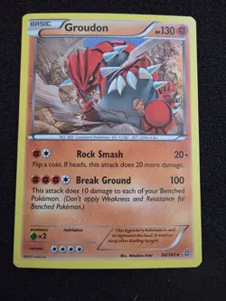 2015 POKEMON TCG KYOGRE GROUDON 53 84 XY PRIMAL CLASH EXCLUSIVE CRACKED ICE SET - Image 4