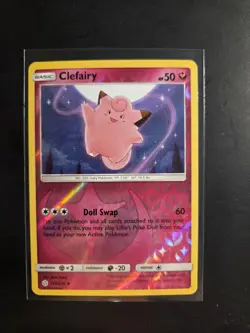 2019 Clefairy - Reverse Holo - SM - Cosmic Eclipse 144/236 - Pokemon TCG NM - Image 1