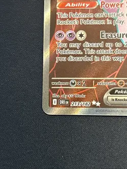 Pokemon TCG Team Rockets Mewtwo EX 213/182 Destined Rivals English - Image 5