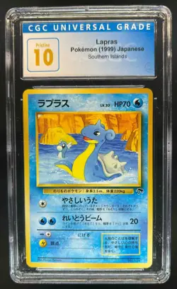 1999 Pokemon Japanese Southern Islands Lapras #131 CGC 10 Pristine - Image 1