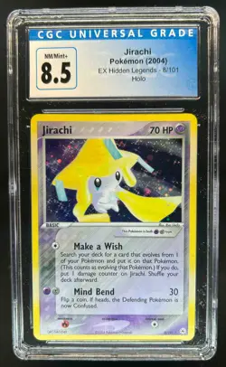 2004 Pokemon EX Hidden Legends Jirachi Holo #8/101 CGC 8.5 - Image 1