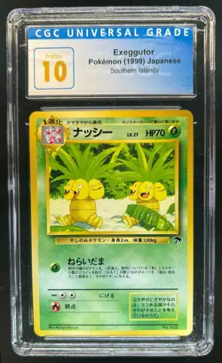 1999 Pokemon Japanese Southern Islands Exeggutor #103 CGC 10 Pristine - Image 1