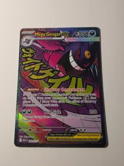 2026 Pokemon Ascended Heroes Mega Gengar EX Mega Attack Rare 269/217 PACK FRESH - Image 1