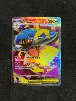 Pokemon TCG Mega Sharpedo EX 113/094 Full Art Ultra Rare Phantasmal Flames - Image 1