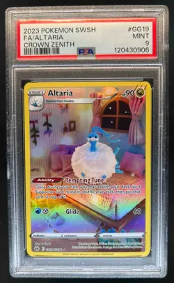 2023 Pokemon SWSH Crown Zenith Altaria Galarian Gallery #GG19/GG70 PSA 9 - Image 1