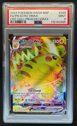 2019-2023 Pokemon SWSH Black Star Promos Pikachu VM #SWSH286 PSA 9 - Image 1