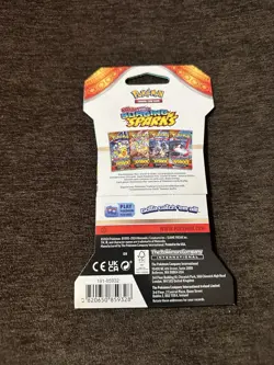 1x Pokemon TCG Surging Sparks Sleeved Booster Pack Random Art - Image 2