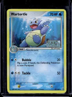 2006 Pokemon EX Crystal Guardians Wartortle Reverse Holo #42/100 - Image 1
