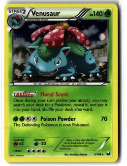 Venusaur ⭐ 3/108 Holo Rare Dark Explorers 2012 Pokemon NM/LP - Image 1